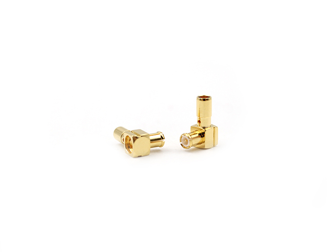 射频连接器 MCX 公头直角连接器，适用于 0.086 电缆