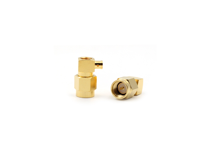 射频连接器 SMA 公头直角，适用于 .086/RG405 ...