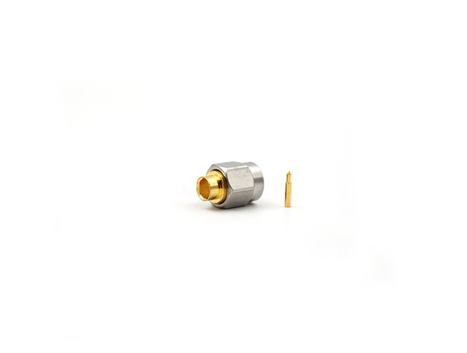 img 2 of 射频连接器，不锈钢 SMA 公头，适用于 141/RG402 电缆