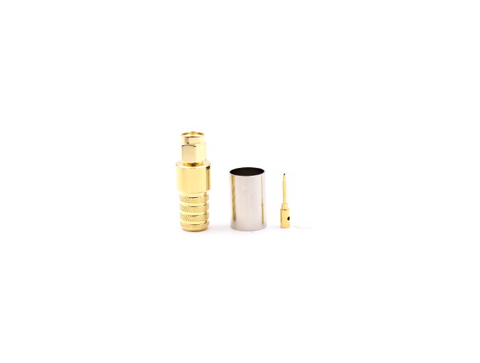img 2 of 用于 LMR400 电缆的 SMA 公头射频连接器，压接式