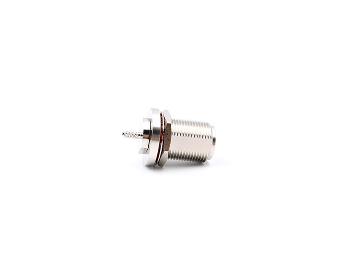 img 2 of 适用于RG316电缆的N型母头射频连接器，压接式