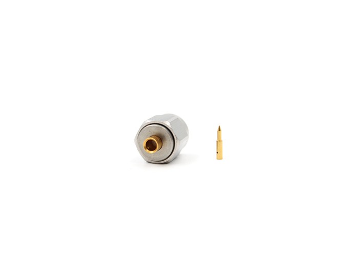 img 2 of 适用于 141/RG402 电缆的不锈钢 TNC 公头射频连接器