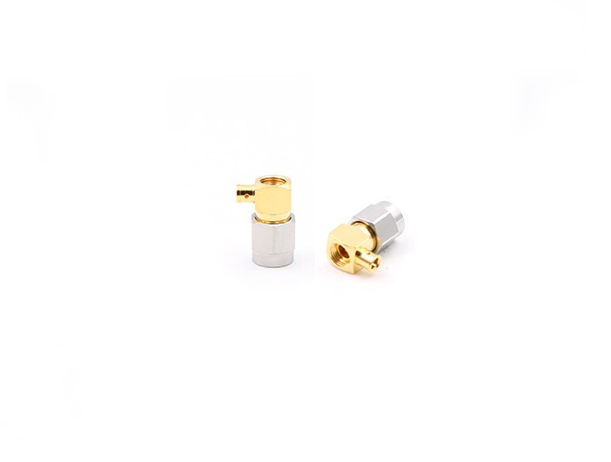 img 1 of 射频连接器 SMA 公头直角接头，适用于 .086/RG405 电缆