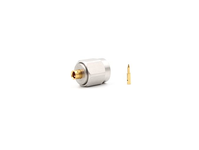 img 1 of 适用于 141/RG402 电缆的不锈钢 TNC 公头射频连接器