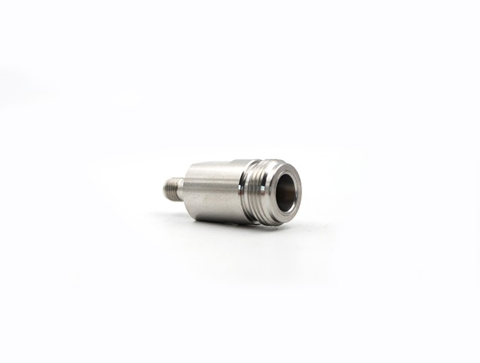img 1 of N型母头转3.5mm母头射频同轴适配器（不锈钢）