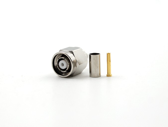 img 1 of 适用于 LMR200 电缆的 RF 连接器 RP TNC 公头，压接式