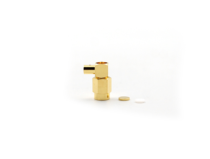 射频连接器 SSMA 公头 R/A 适用于 .086/RG4...