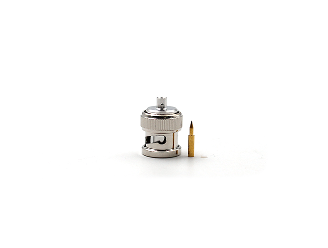 用于RG405/RG086电缆的BNC公头射频连接器