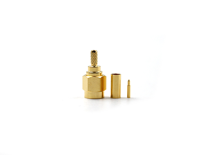 用于RG174/RG316电缆的SMA公头直通连接器