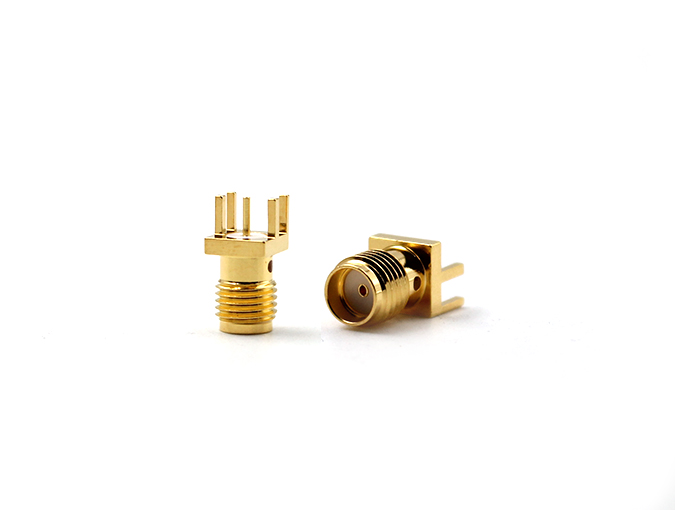 射频连接器 SMA 母头 PCB 安装