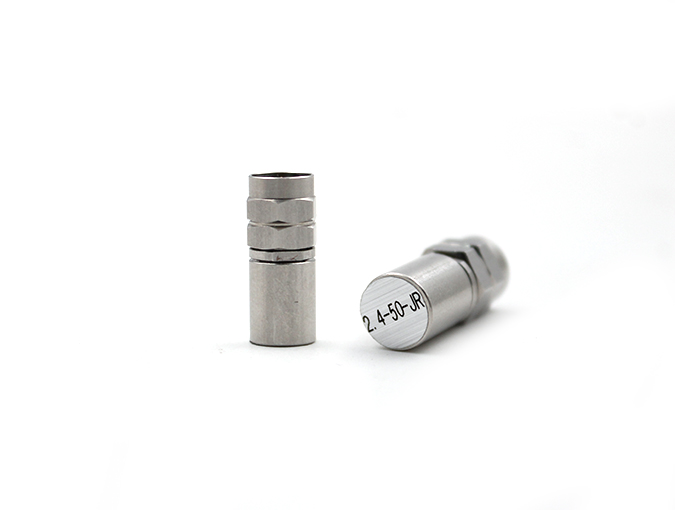 2.4mm 公头连接器端接