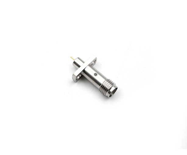 img 2 of SMA 母头法兰安装不锈钢射频连接器