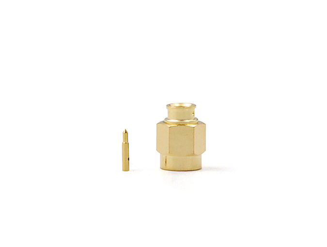 适用于 .141/RG402 电缆的 ISMA 公头射频连接...