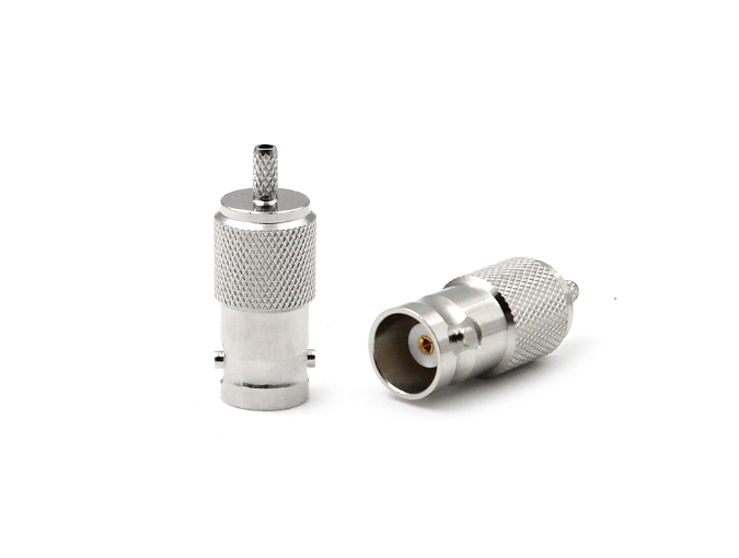 用于 RG316 电缆压接的 BNC 母头射频连接器