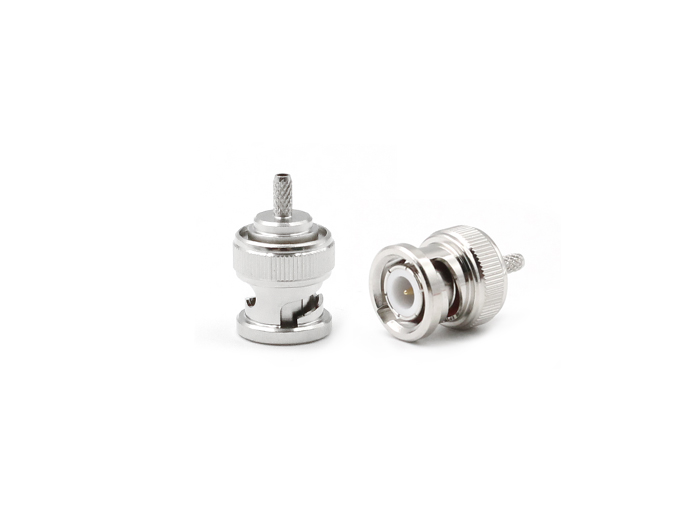 用于RG316电缆夹的BNC公头连接器