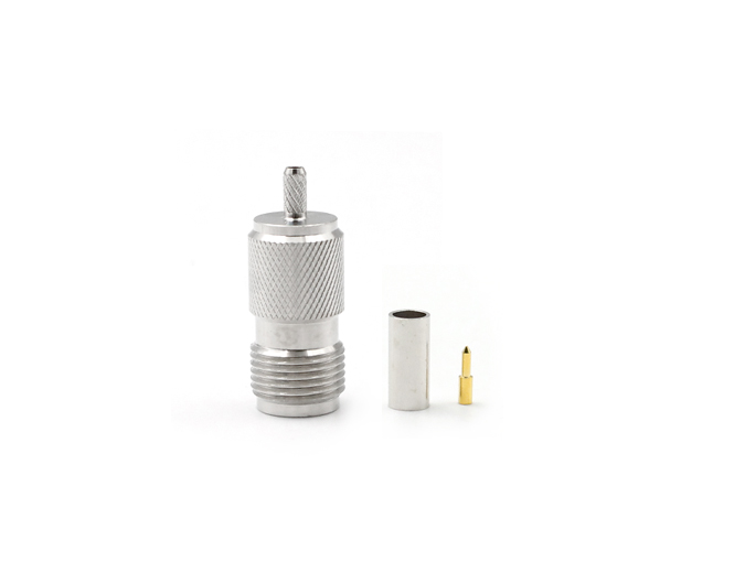 用于 RG316 电缆压接的射频连接器 TNC 母头