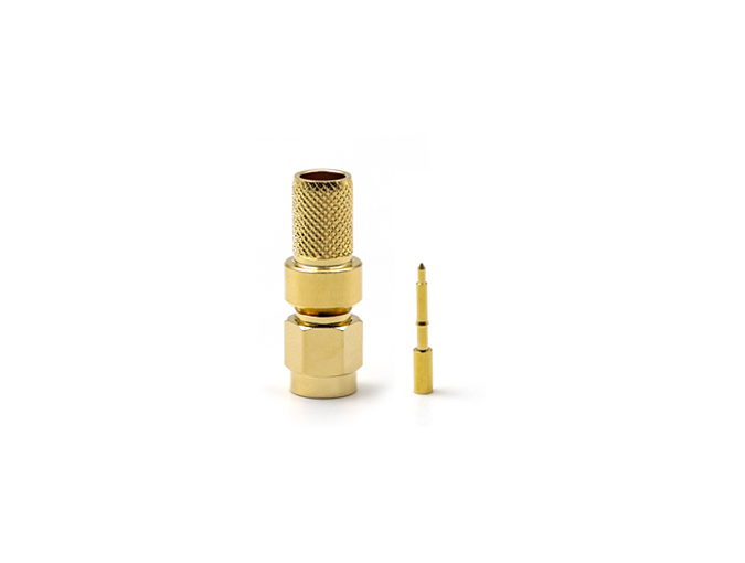 用于 LMR300 电缆的 SMA 公头射频连接器，压接式