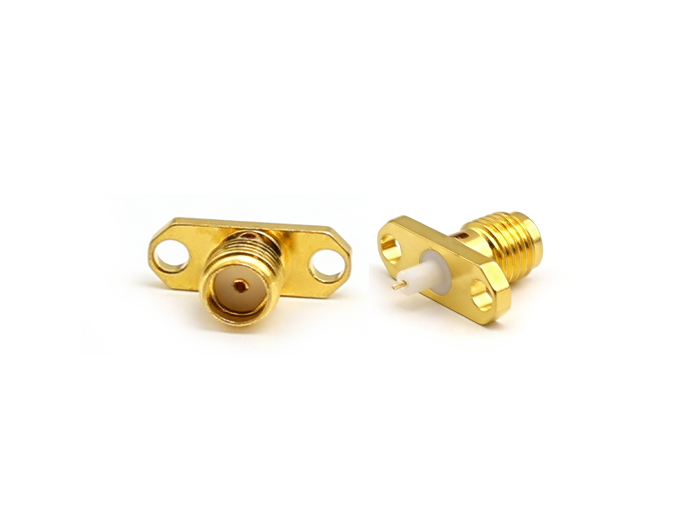 SMA Female 2 hole Flange Connector Mount