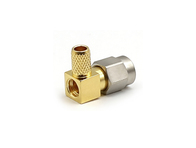 SMA Male RA Connector for RG142 Cable