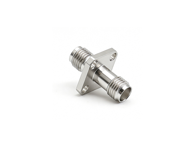 SMA female to SMA female 4 Holes Flange Stainless Steel RF Coaxial Adapter