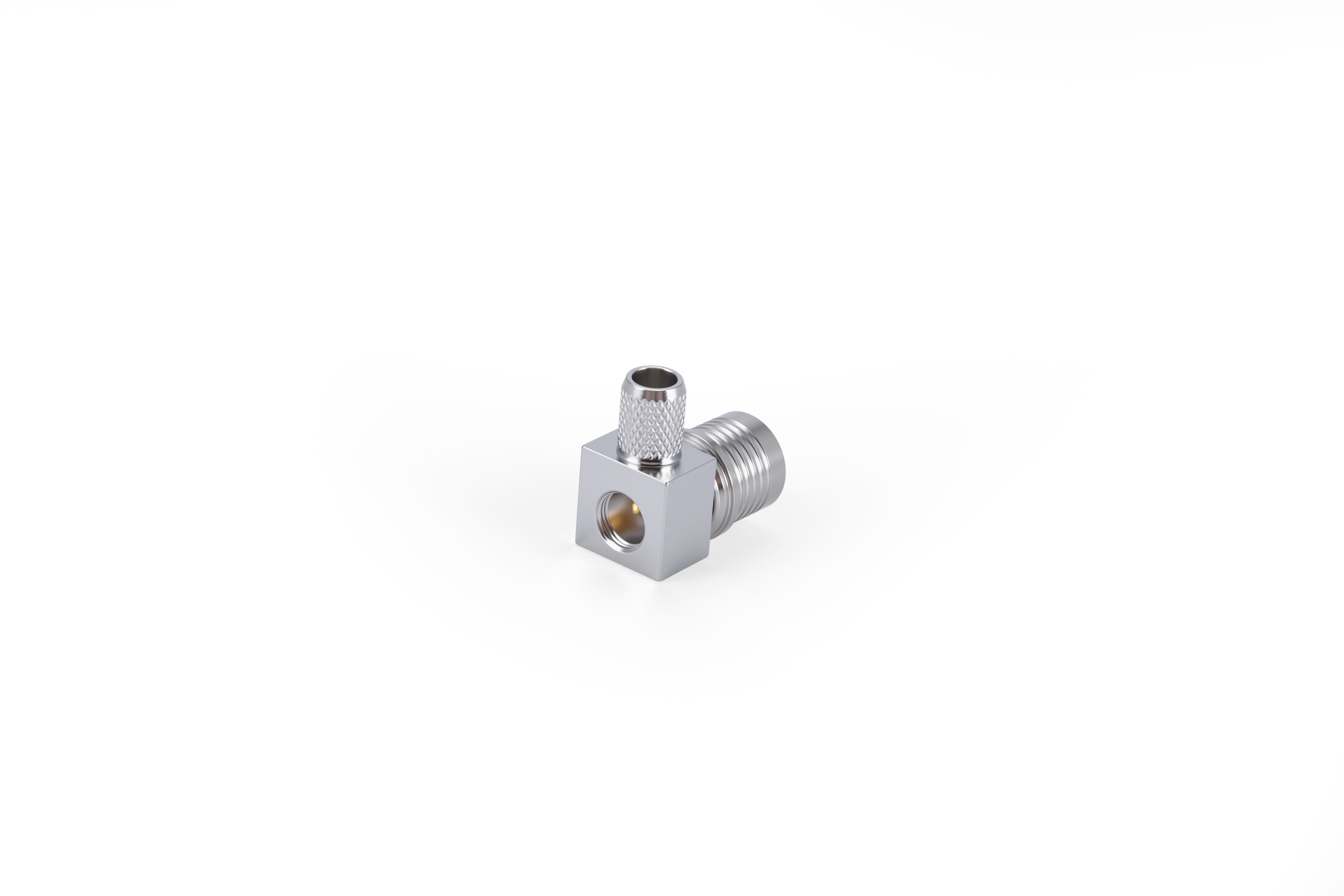 用于 LMR240 电缆的 QMA 型直角射频连接器（公头）