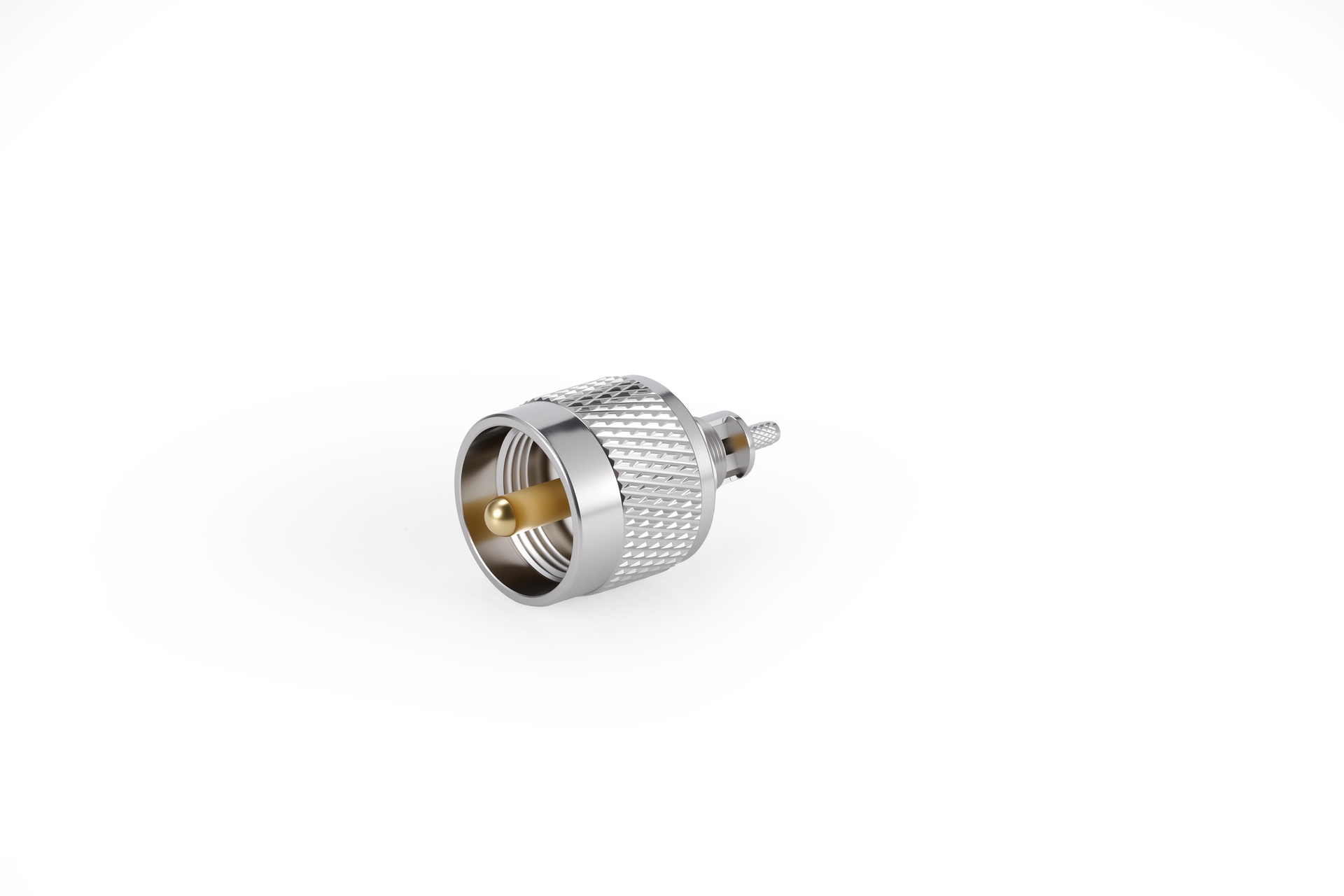 UHF 公头直通接头，适用于 RG316 电缆