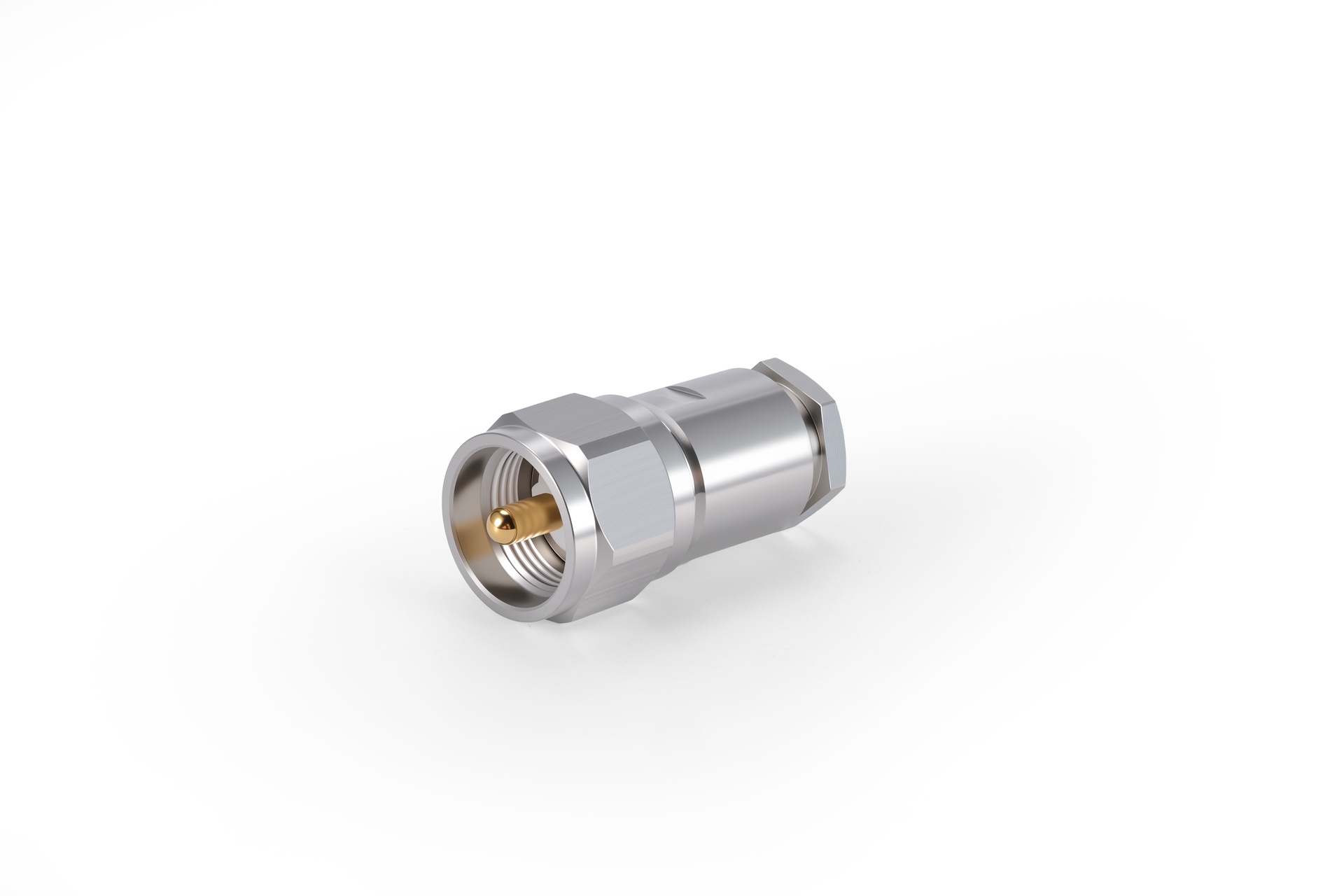 用于 LMR 400 电缆的 UHF 公头连接器
