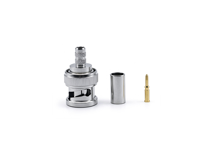 适配 LMR200 线缆的 BNC 公头射频同轴连接器